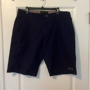 Navy Oakley Golf Shorts